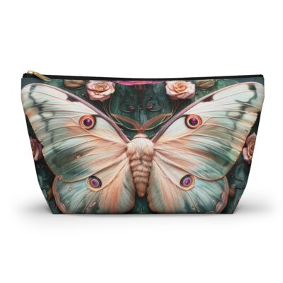 Sage Rose Luna Moth Zipper Bags