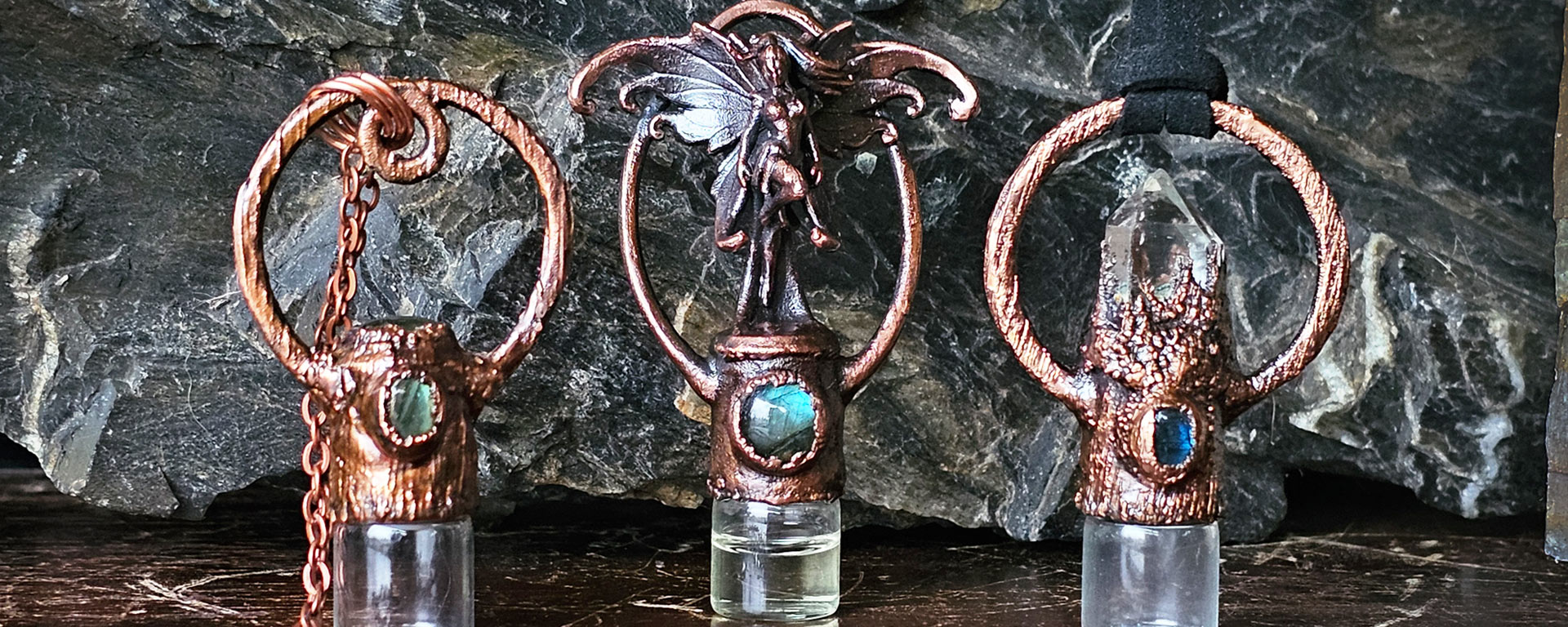 Fantasy Crystal Jewelry handmade by Macy Wood's Sparkling Delicious
